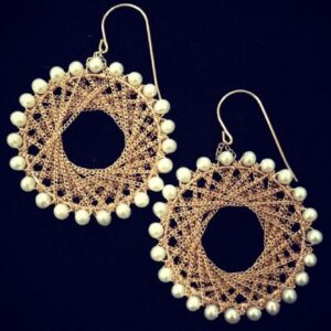 pearl-criss-cross-chain-gold-filled-earrings