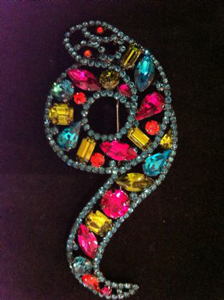 French designer snake brooch1