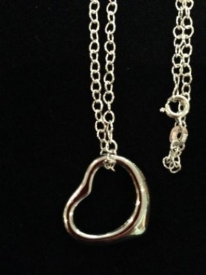 Heart Sterling Silver Pendant &amp; Chain - Gorgeous Gems